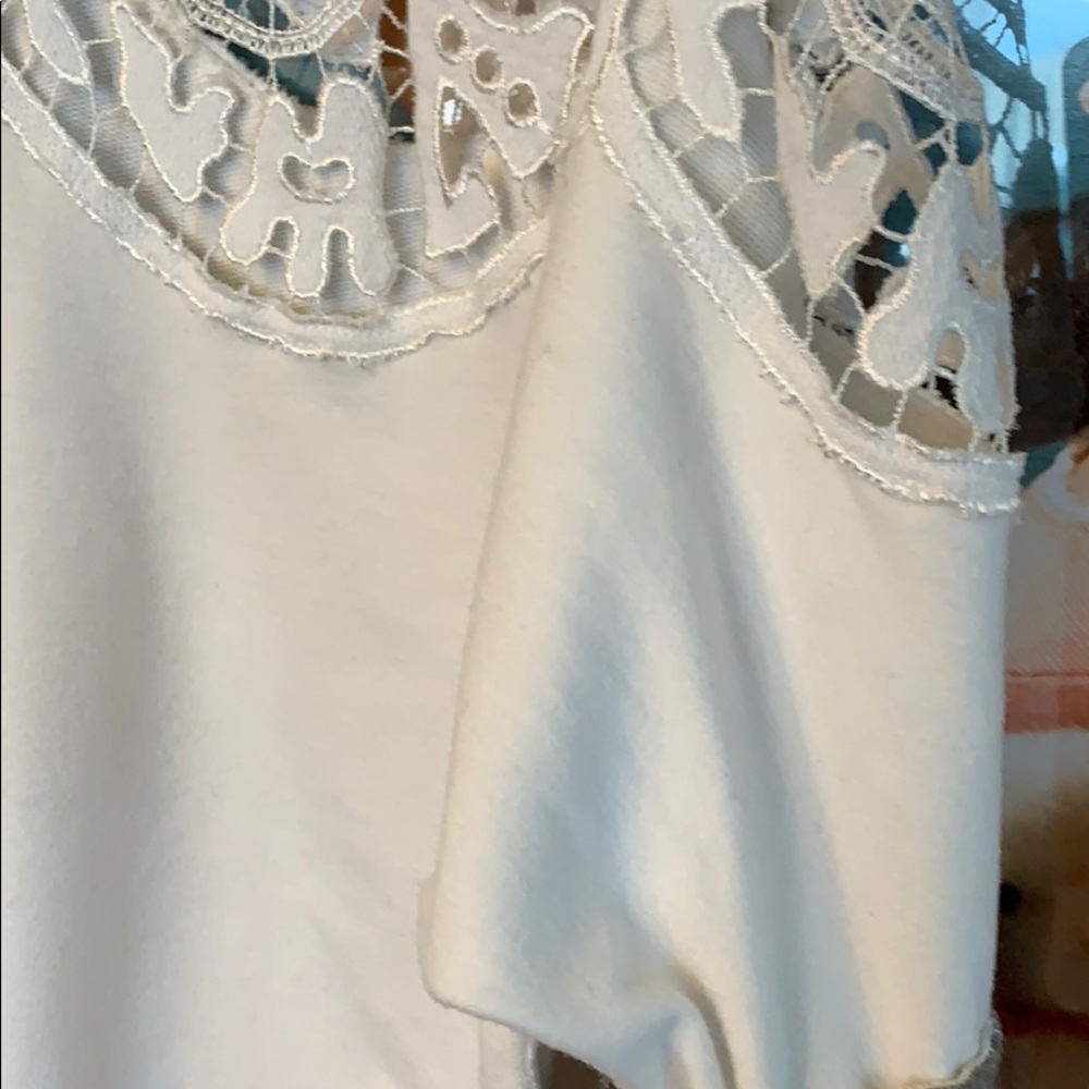 Liberty Garden white crochet sweatshirt - Picture 11 of 14